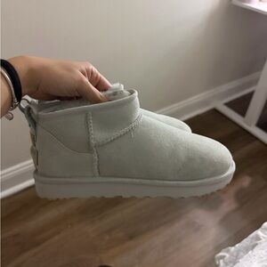 Mini silver blue UGGs